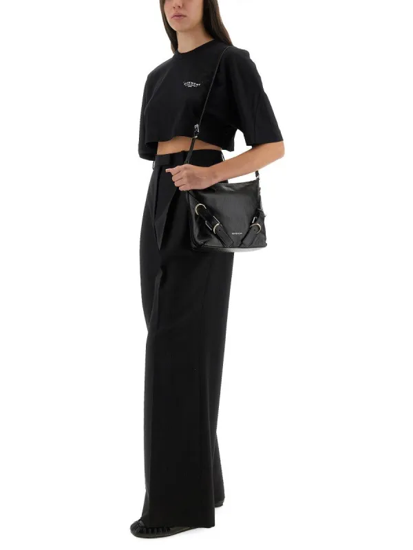 Givenchy CROPPED T-SHIRT WITH LOGO PRINT sold by Siebentaschen