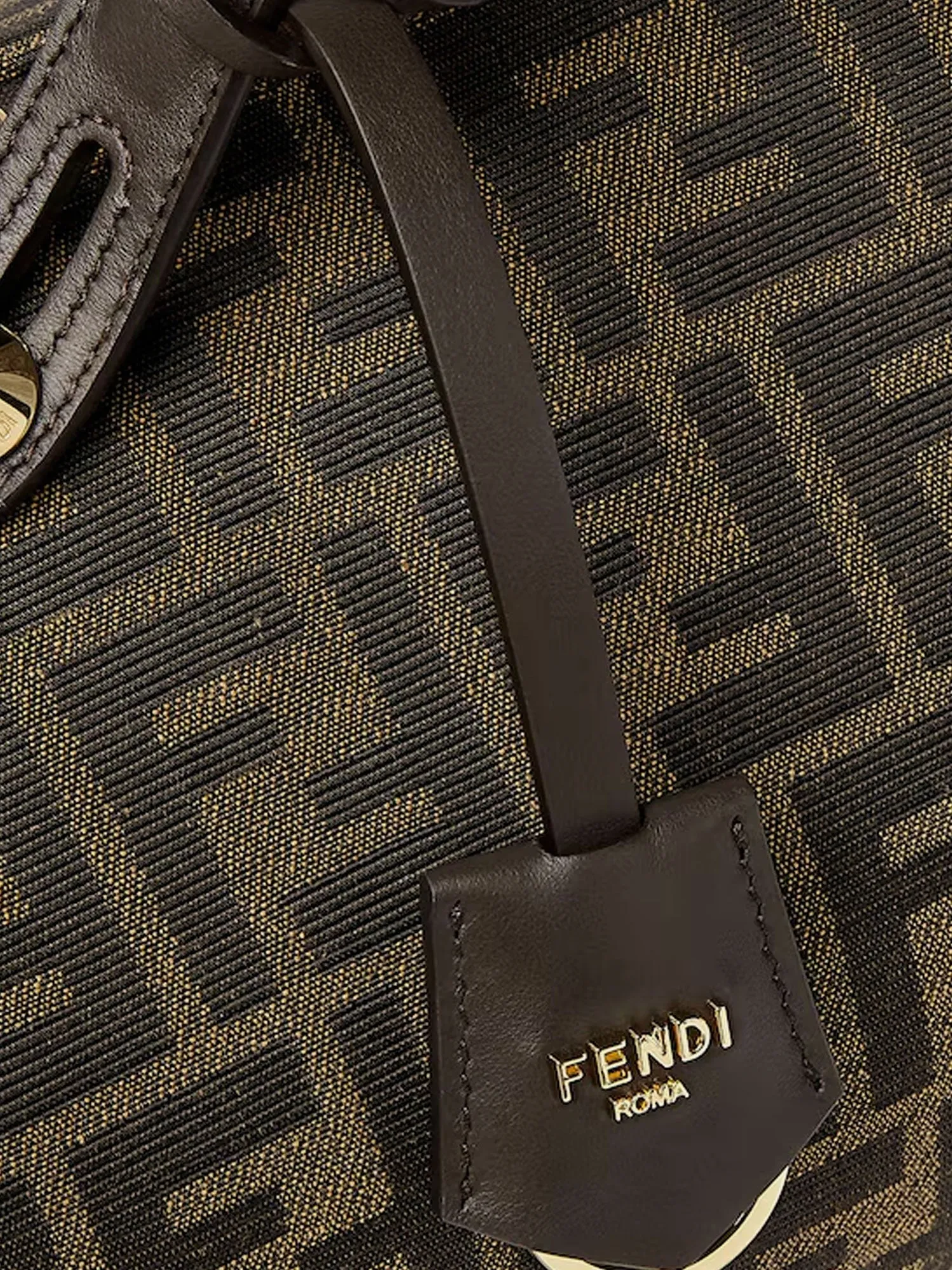 Fendi By The Way Soft Medium FF jacquard fabric and leather sold by Siebentaschen product image thumbnail 5