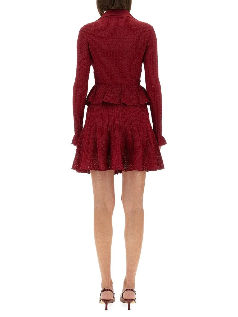 SELF-PORTRAIT PERFORATED KNIT DRESS sold by Siebentaschen product image thumbnail 3