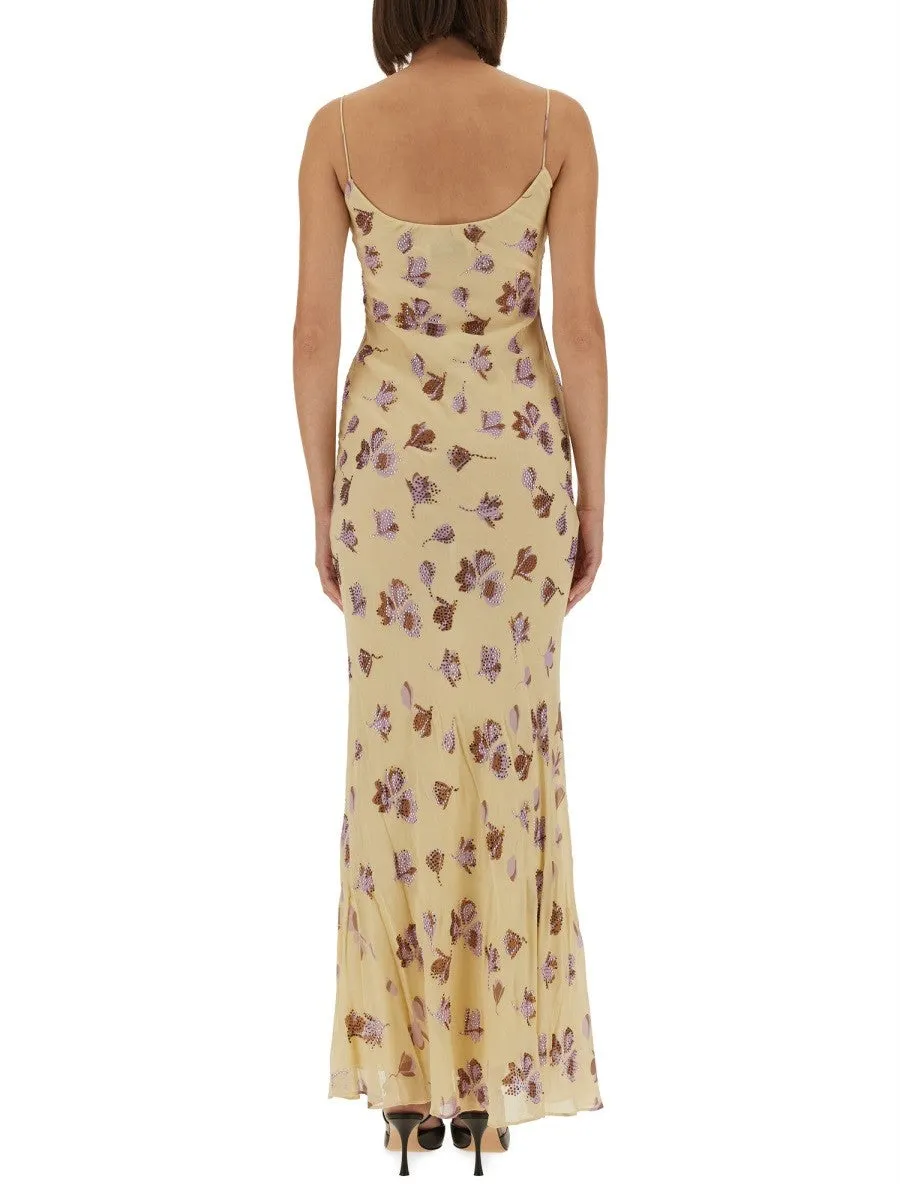 SELF-PORTRAIT LONG DRESS WITH FLORAL PATTERN sold by Siebentaschen product image thumbnail 3