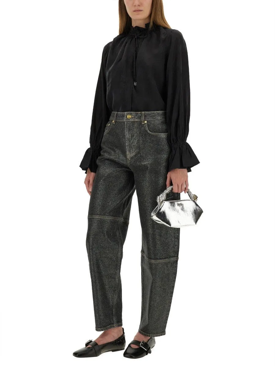 GANNI FLUID CUPRO SHIRT sold by Siebentaschen product image thumbnail 2