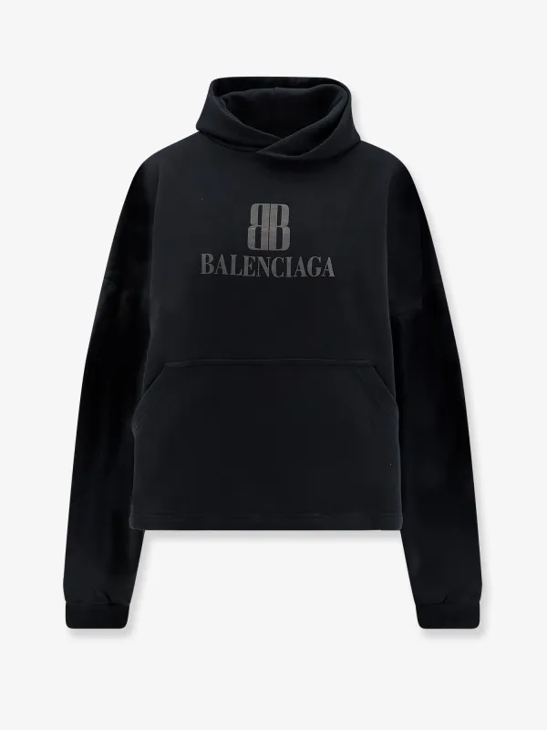 Balenciaga Cropped cotton sweatshirt sold by Siebentaschen