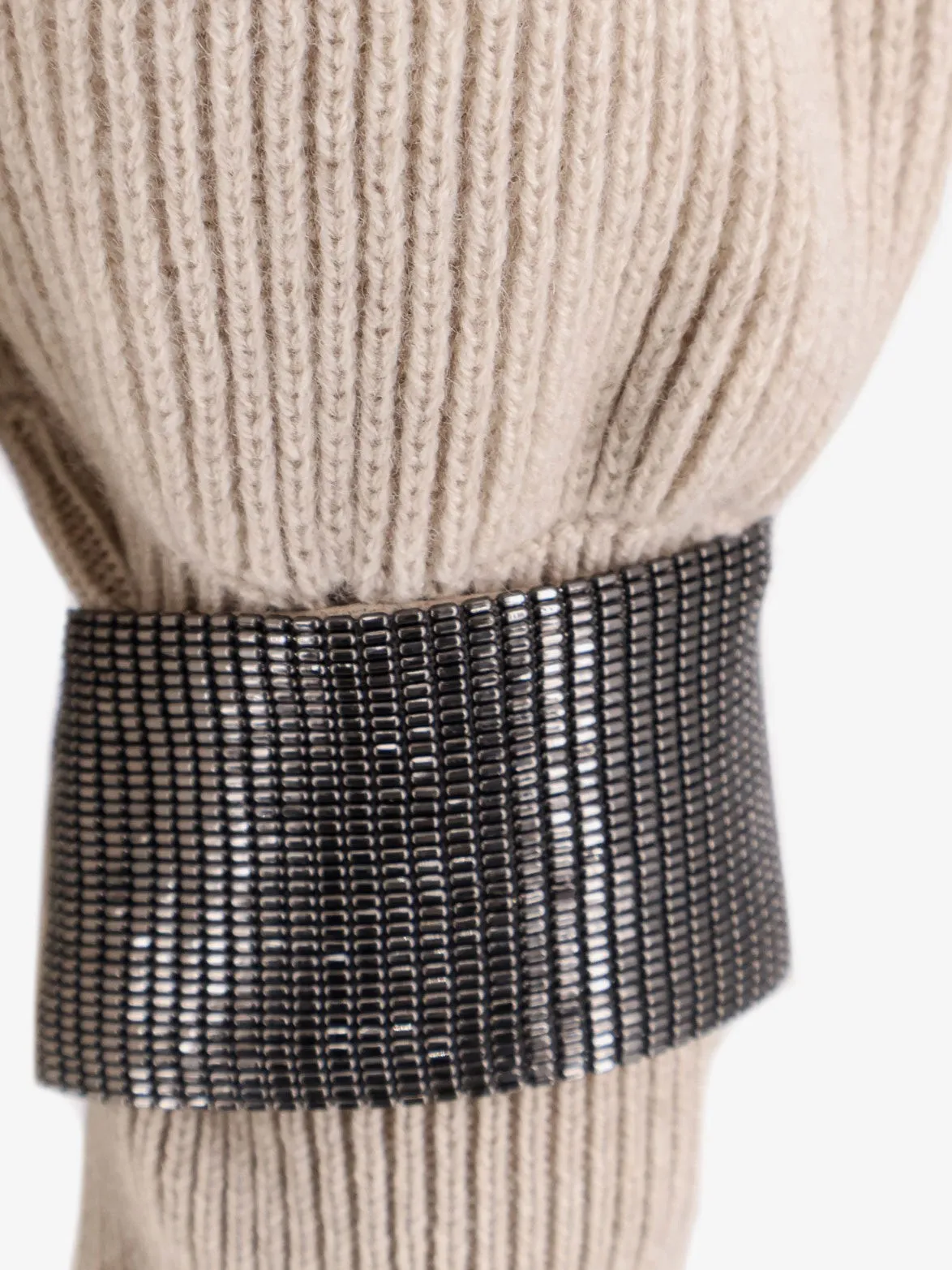 Brunello Cucinelli Cashmere sweater with removable cuffs sold by Siebentaschen product image thumbnail 3