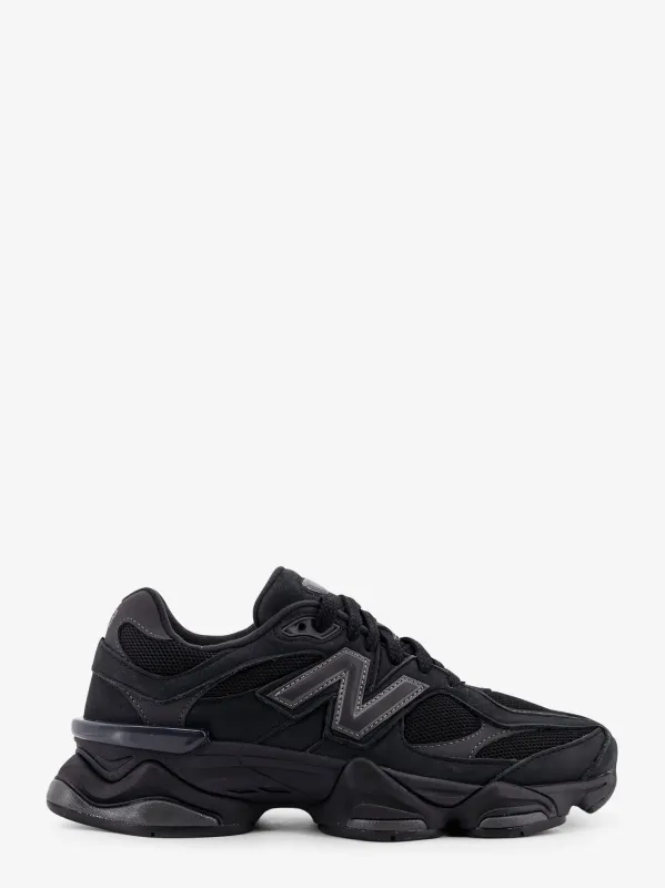 New Balance 9060 mesh and leather sneakers sold by Siebentaschen