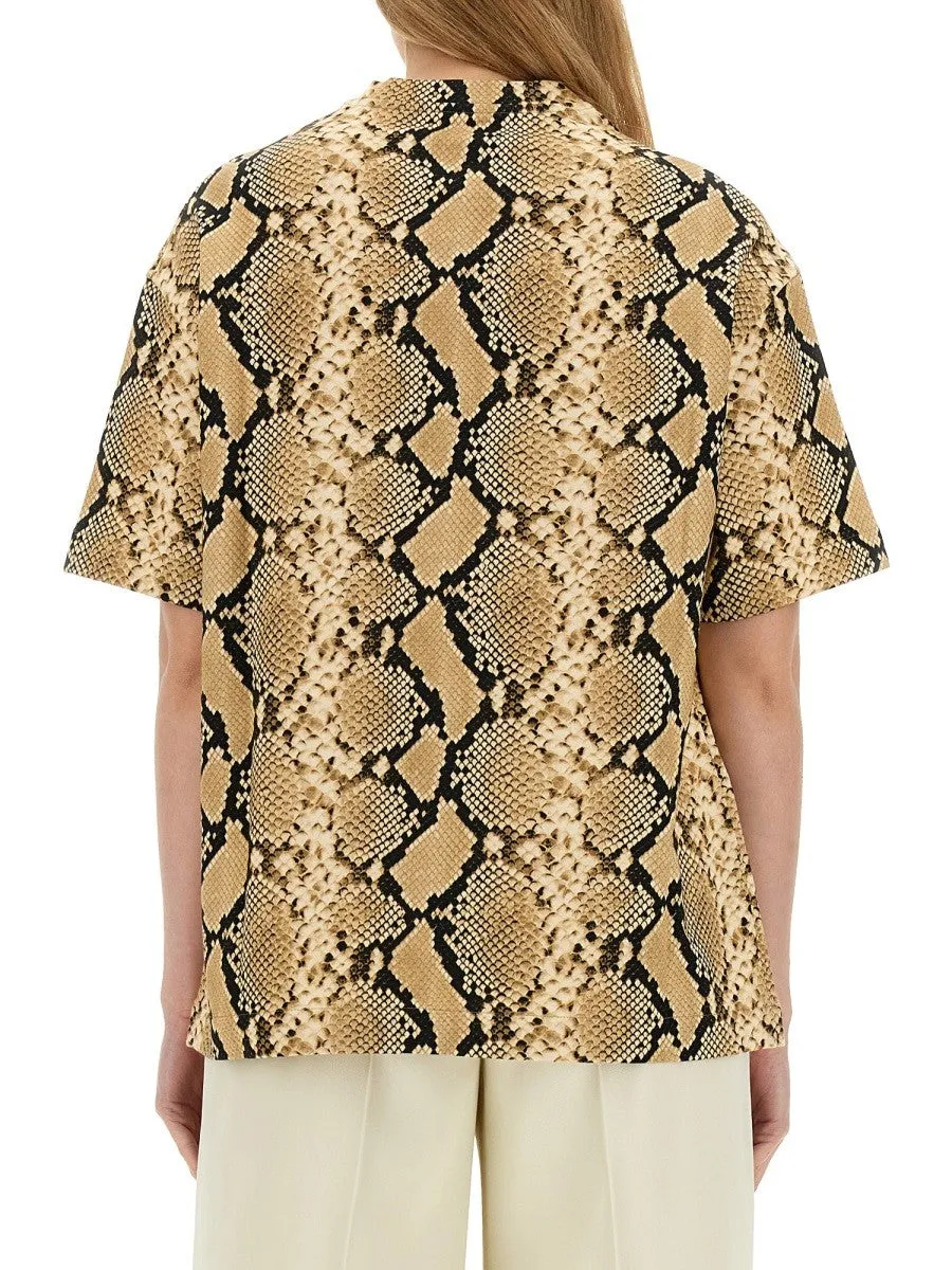JIL SANDER T-SHIRT WITH ANIMAL PATTERN sold by Siebentaschen product image thumbnail 3
