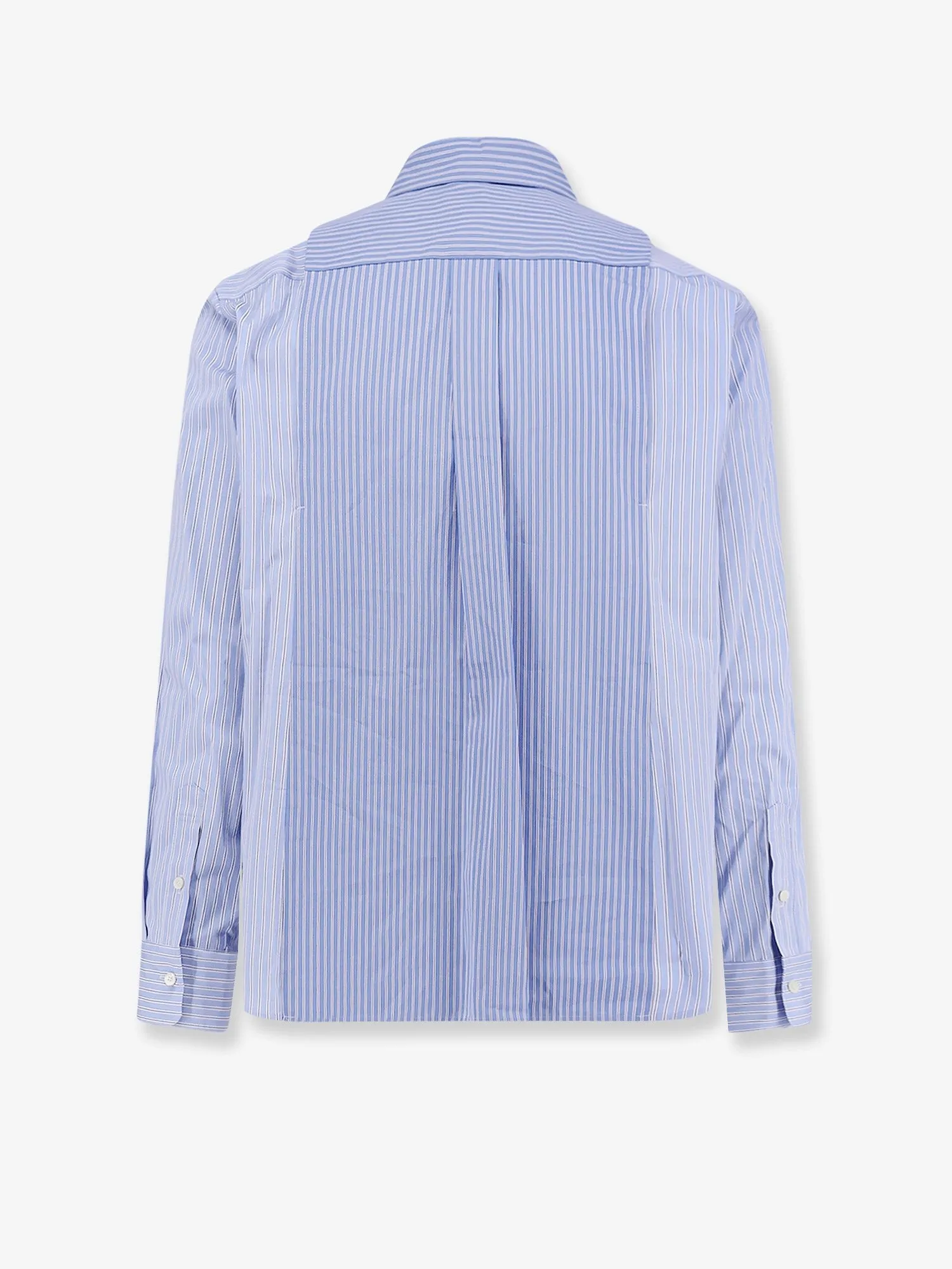 SACAI Striped cotton popeline shirt sold by Siebentaschen product image thumbnail 2
