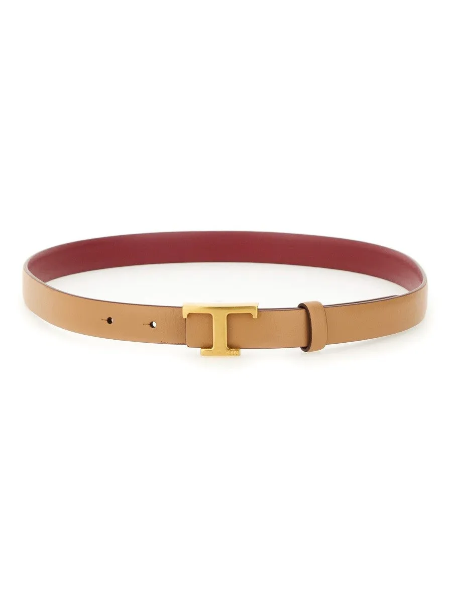 TOD'S REVERSIBLE "T TIMELESS" BELT sold by Siebentaschen