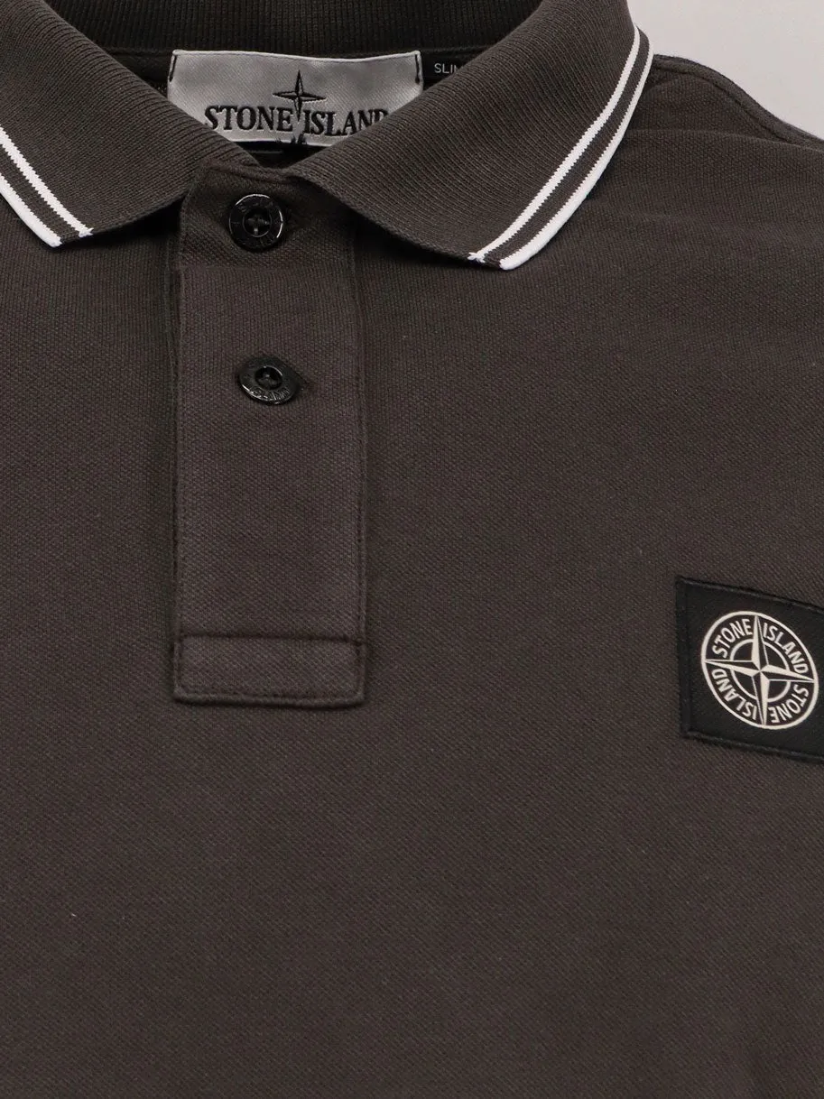 Stone Island Stretch organic coton polo shirt sold by Siebentaschen product image thumbnail 3