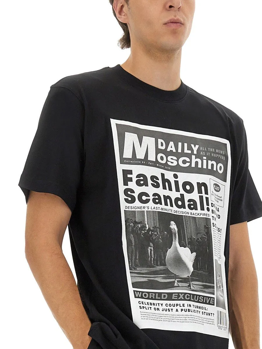 Moschino T-SHIRT WITH PRINT sold by Siebentaschen product image thumbnail 4