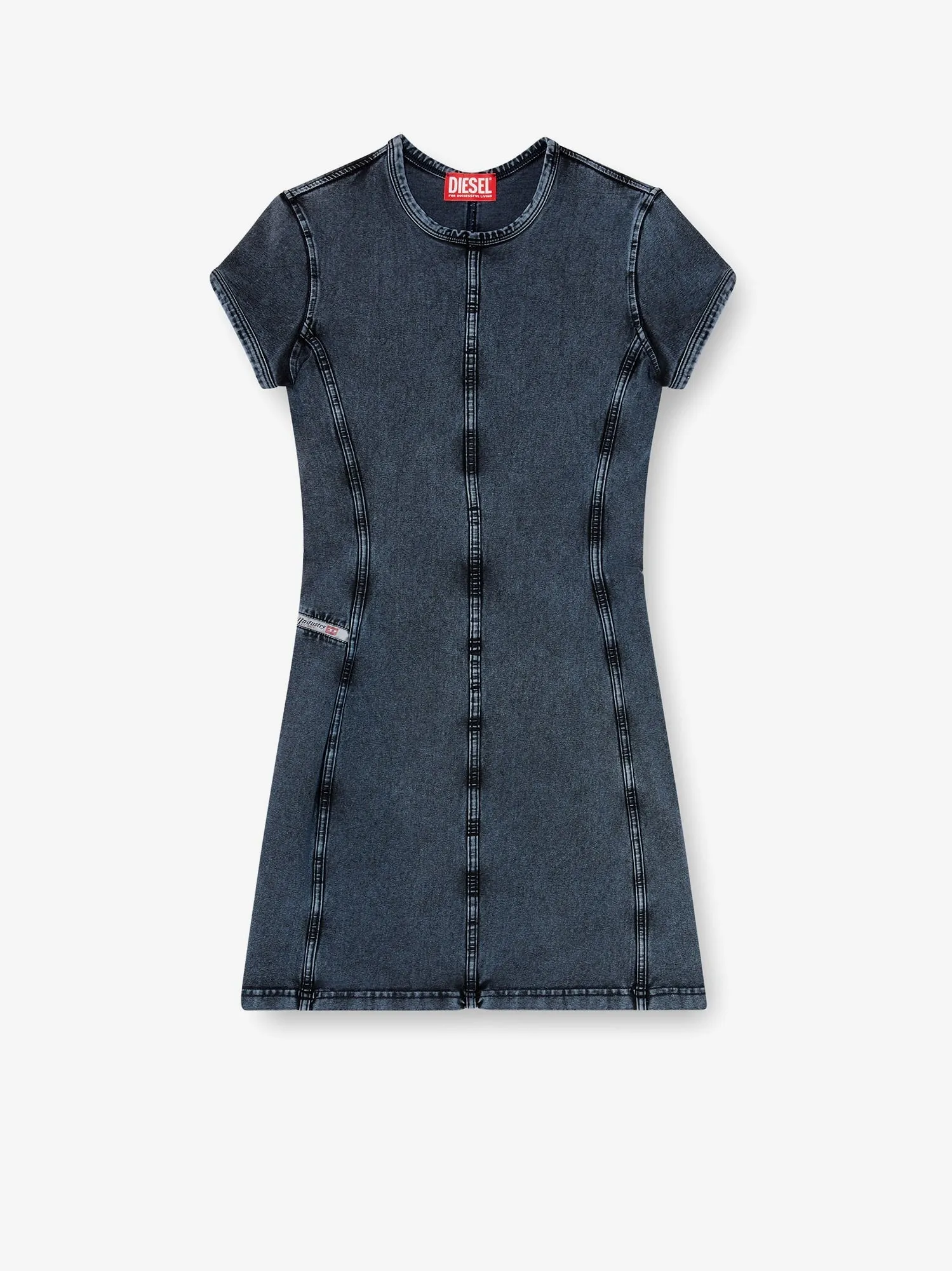 Diesel D-Cupsleeves stretch cotton short dress sold by Siebentaschen