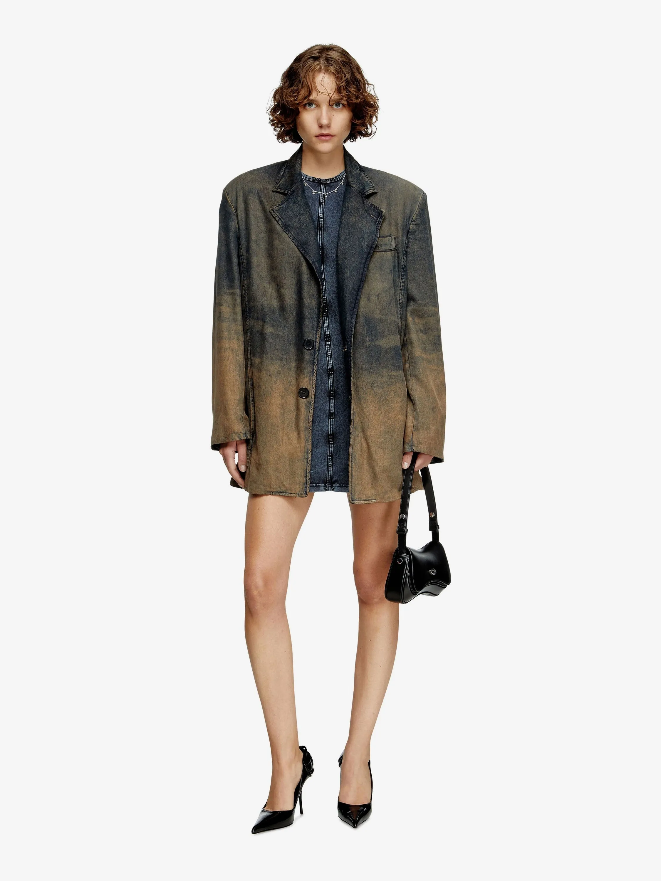 Diesel D-Cupsleeves stretch cotton short dress sold by Siebentaschen product image thumbnail 2