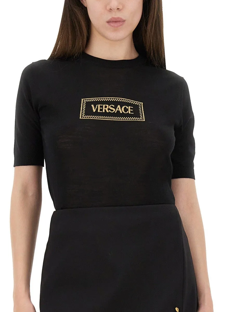 Versace LOGO KNIT T-SHIRT sold by Siebentaschen product image thumbnail 2
