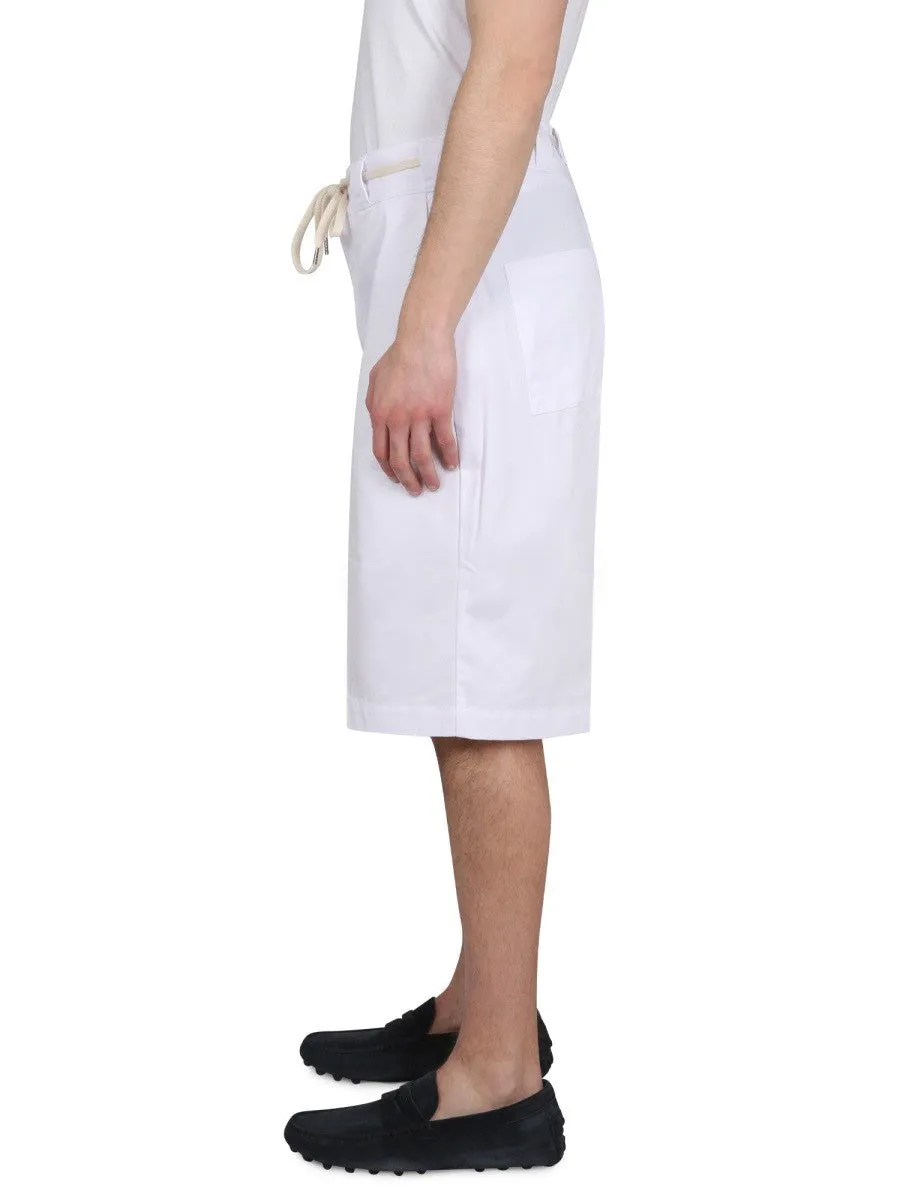 Drole De Monsieur COTTON BLEND BERMUDA SHORTS sold by Siebentaschen product image thumbnail 3