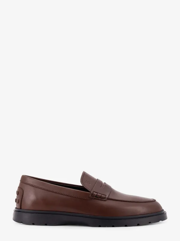 TOD'S Ibrido leather loafers sold by Siebentaschen