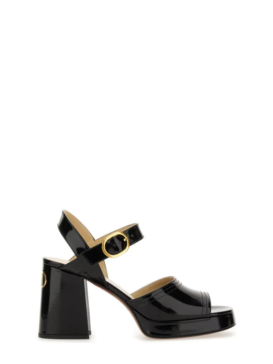 Valentino Garavani "FAWCETTE" PLATFORM SANDAL sold by Siebentaschen