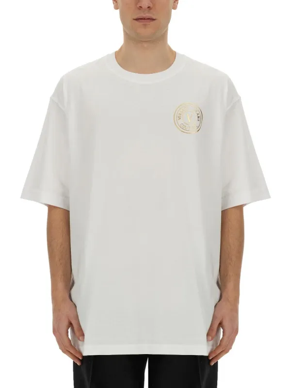 Versace Jeans Couture T-SHIRT WITH LOGO sold by Siebentaschen