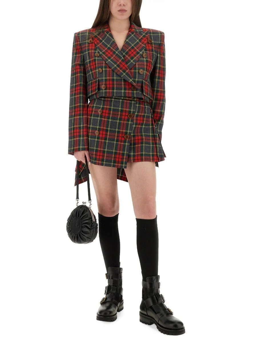 Vivienne Westwood TARTAN CROPPED JACKET sold by Siebentaschen product image thumbnail 4