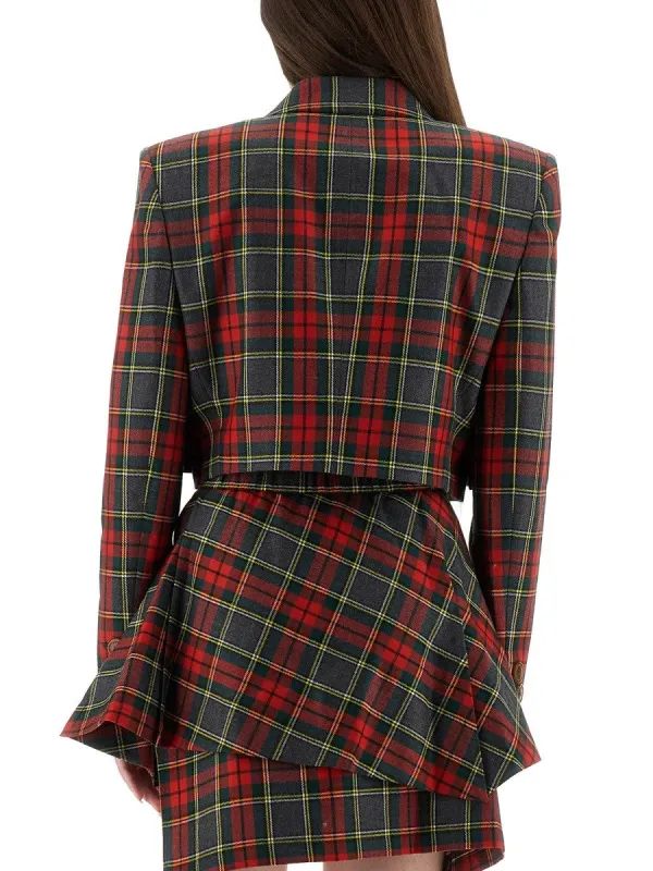 Vivienne Westwood TARTAN CROPPED JACKET sold by Siebentaschen