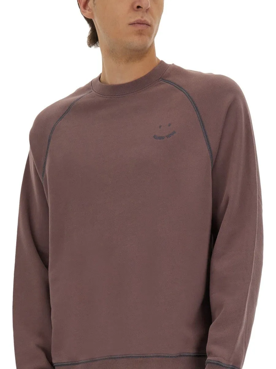 PS BY PAUL SMITH SWEATSHIRT WITH EMBROIDERY PS HAPPY sold by Siebentaschen product image thumbnail 4