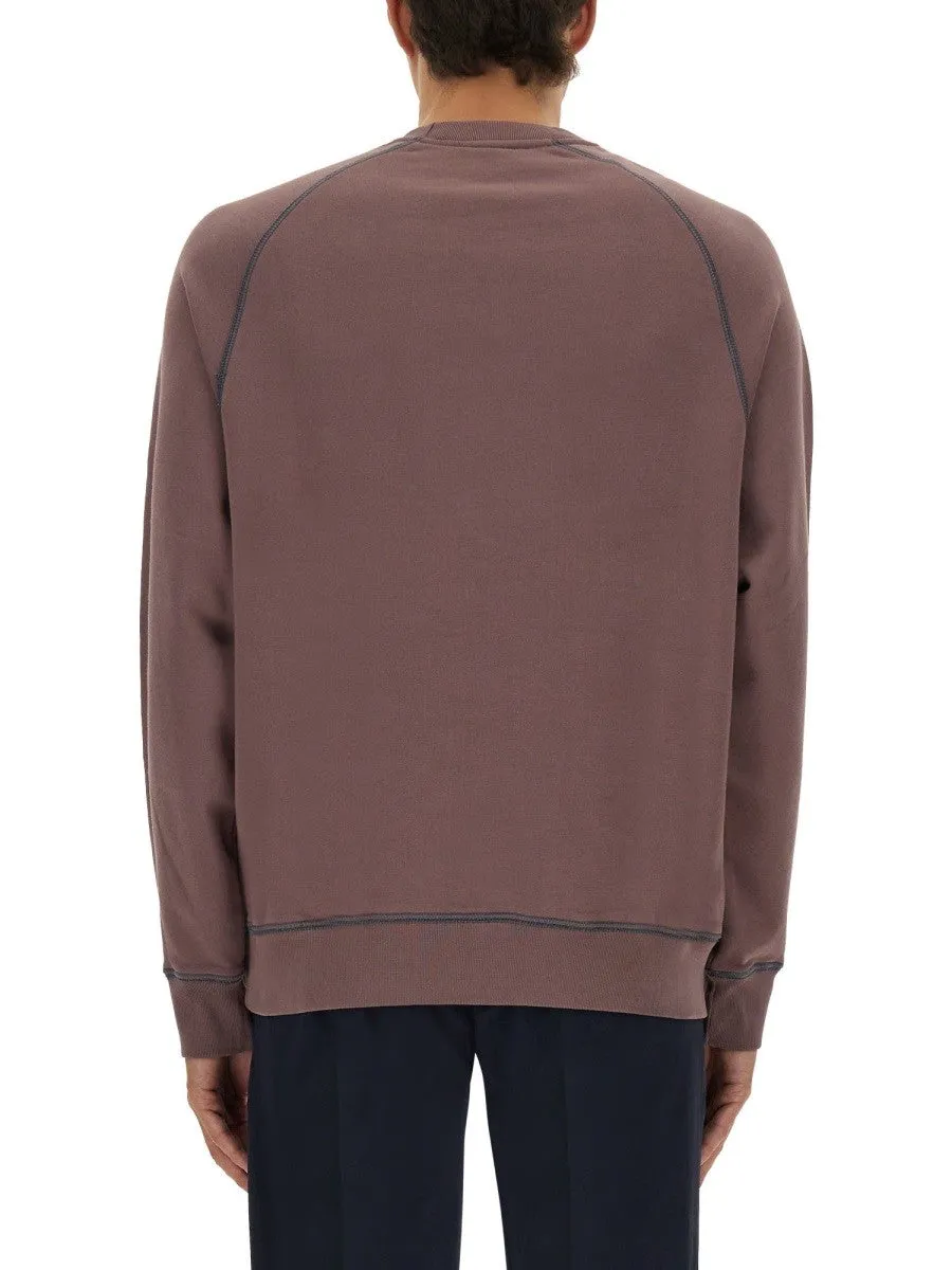 PS BY PAUL SMITH SWEATSHIRT WITH EMBROIDERY PS HAPPY sold by Siebentaschen product image thumbnail 3