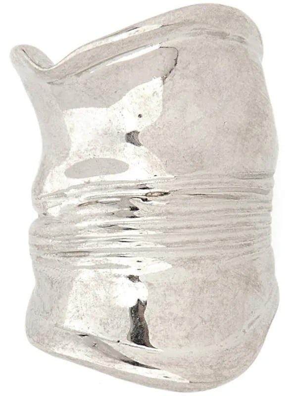 JEAN PAUL GAULTIER "THE CRUSHED CAN" RING sold by Siebentaschen