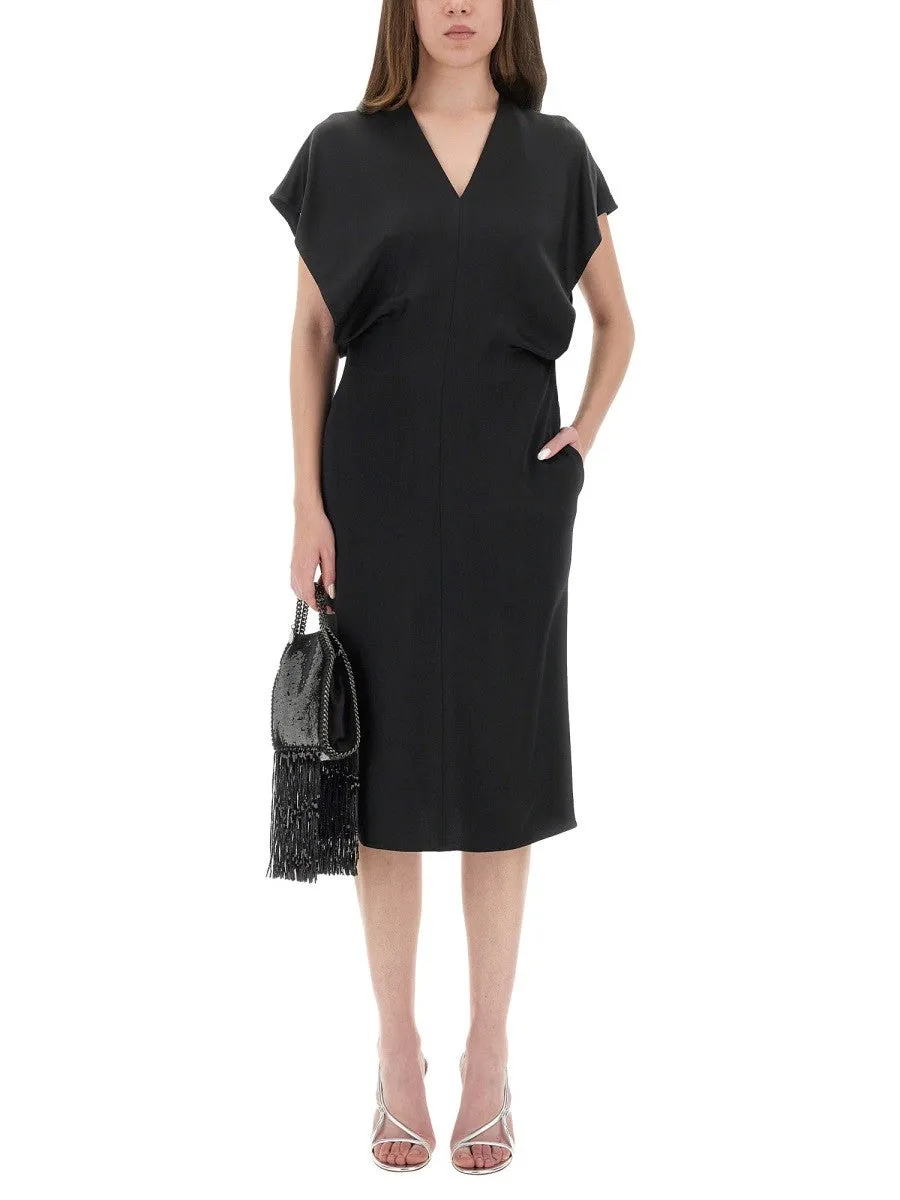 stella mccartney MIDI DRESS WITH WING SLEEVES sold by Siebentaschen product image thumbnail 2