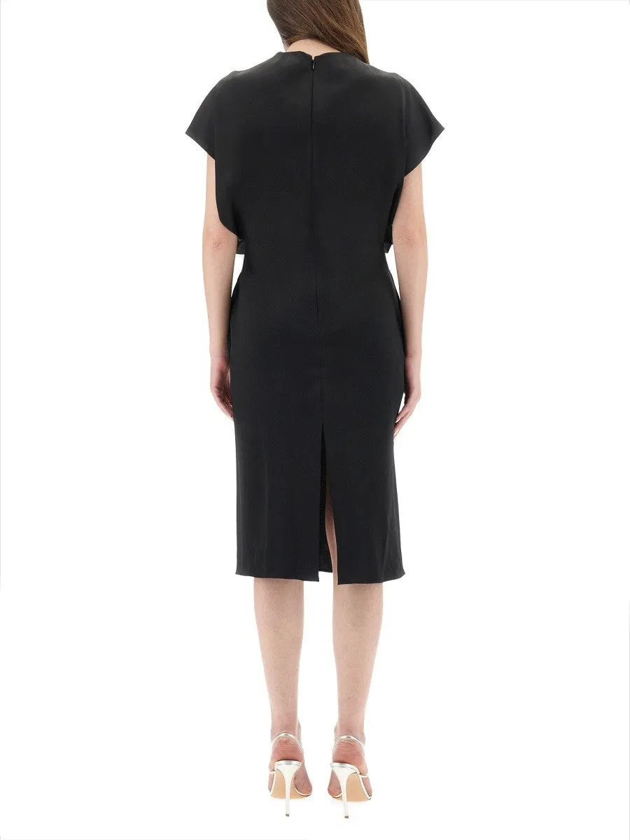 stella mccartney MIDI DRESS WITH WING SLEEVES sold by Siebentaschen product image thumbnail 3