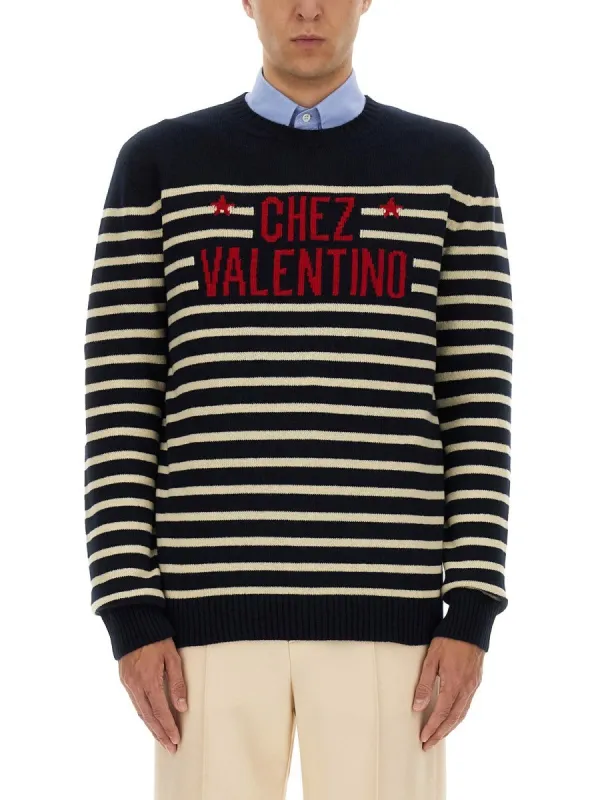 Valentino "CHEZ VALENTINE" WOOL SWEATER sold by Siebentaschen