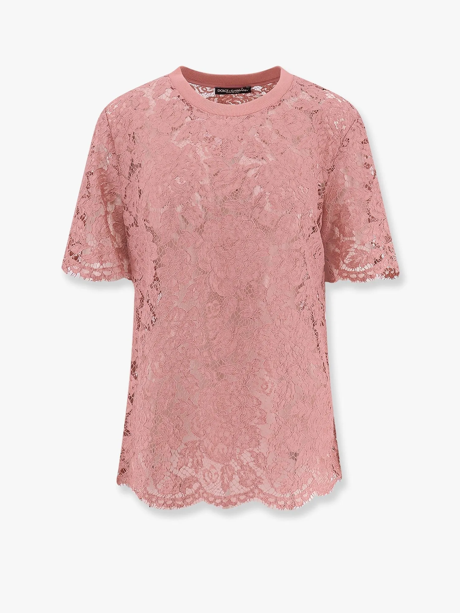 Dolce & Gabbana Dg floral lace top sold by Siebentaschen