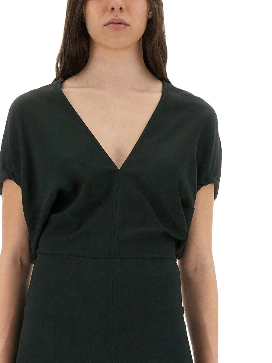 Victoria Beckham BLOUSON MIDI DRESS sold by Siebentaschen product image thumbnail 4