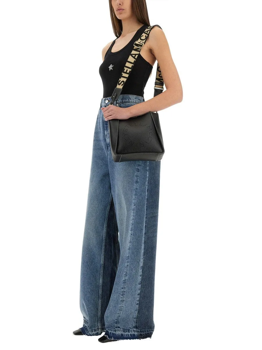 stella mccartney WIDE-LEG JEANS WITH CONTRASTING PANELS sold by Siebentaschen product image thumbnail 2