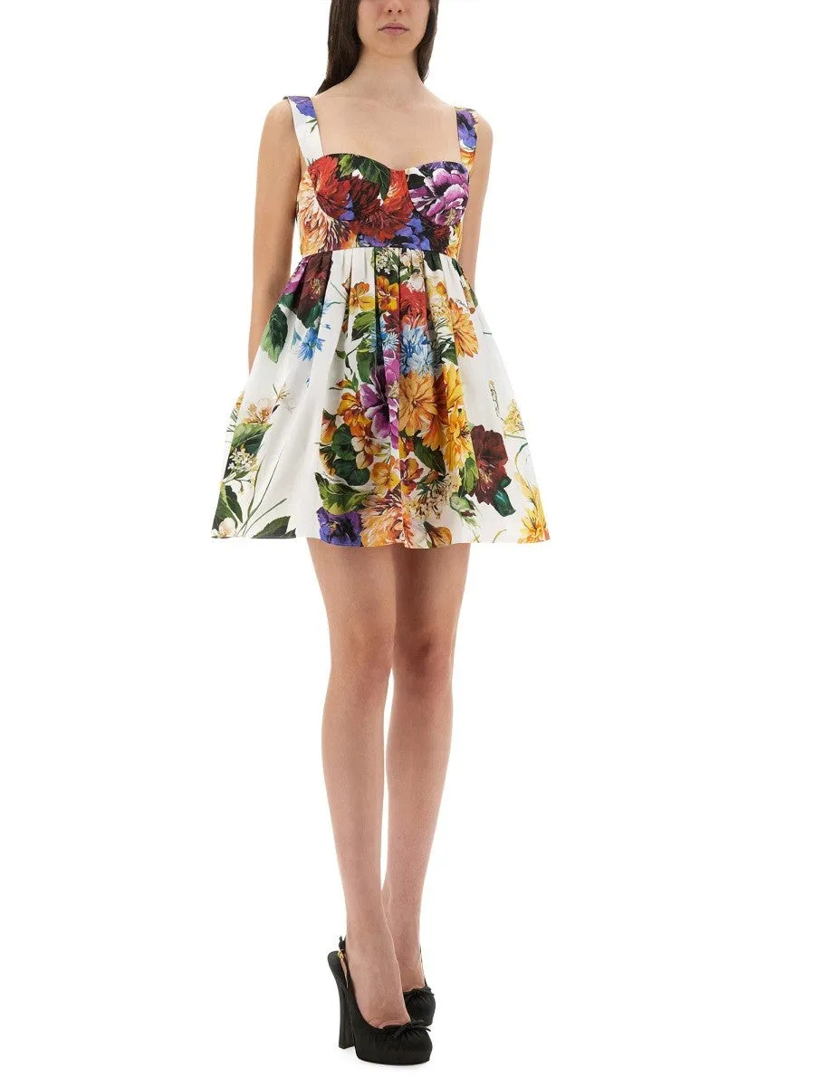 Dolce & Gabbana BOUQUET PRINT POPLIN DRESS sold by Siebentaschen product image thumbnail 2