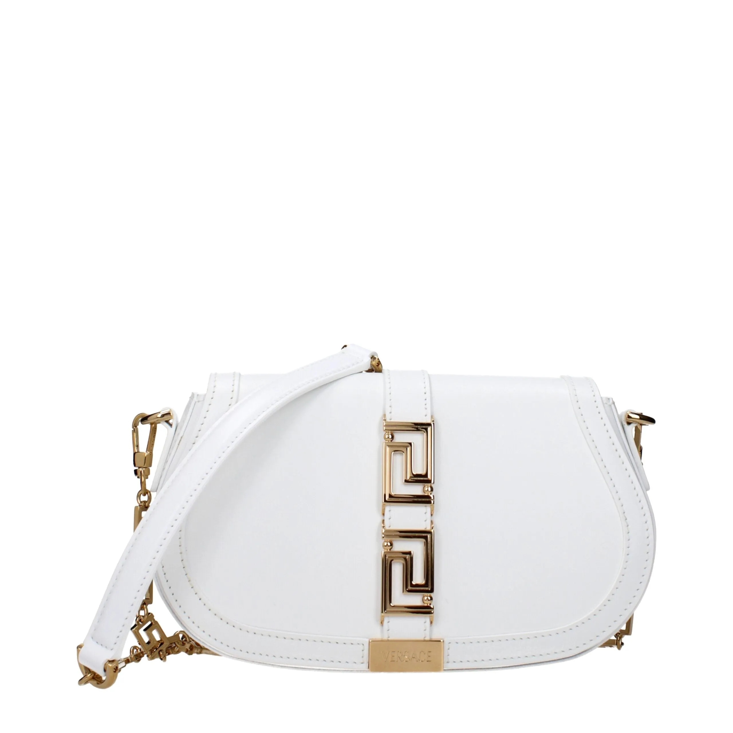 Versace White Leather Crossbody Bag sold by Siebentaschen