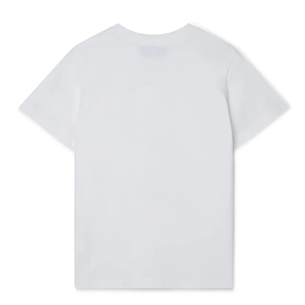 Casablanca White Cotton T-Shirt sold by Siebentaschen product image thumbnail 2