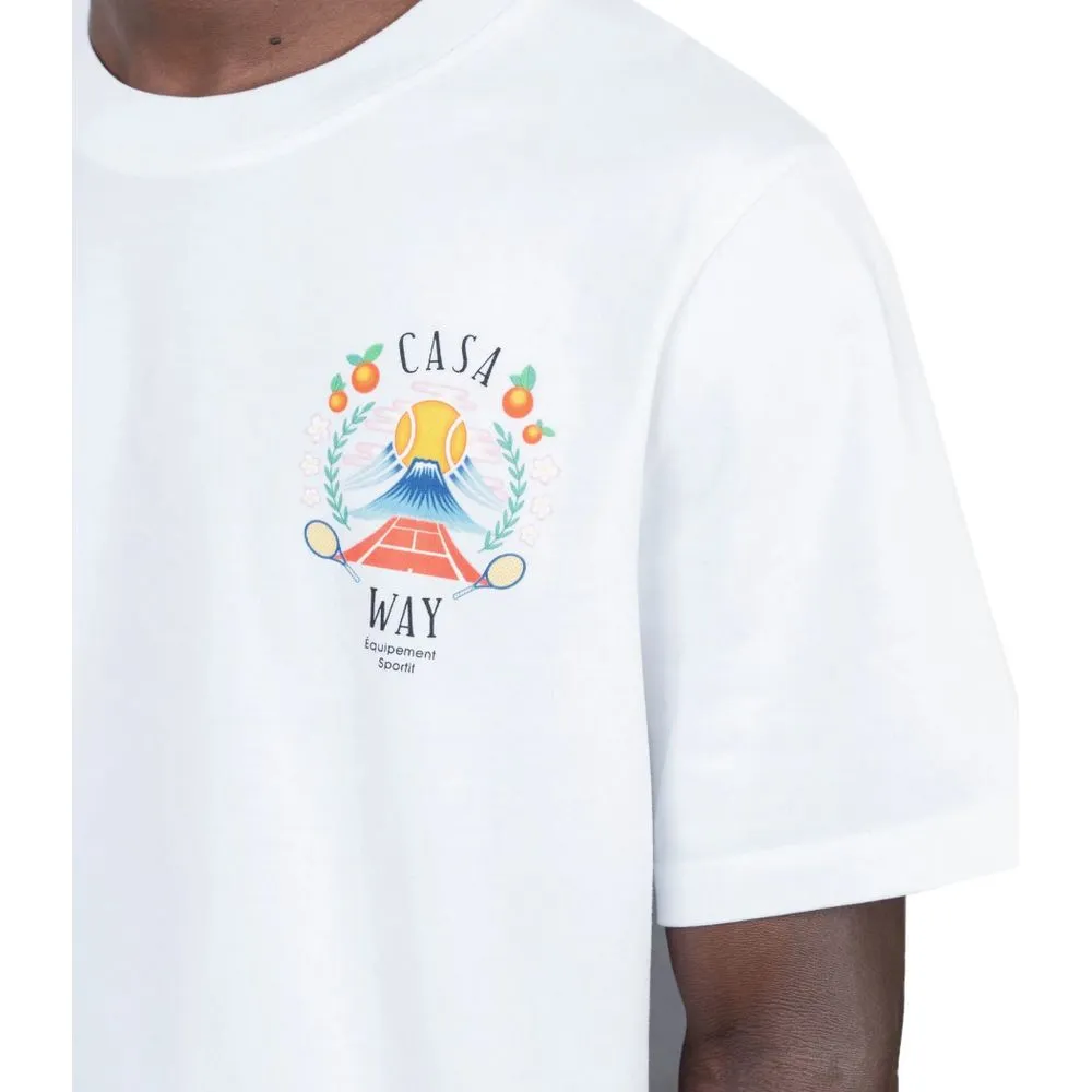 Casablanca White Cotton T-Shirt sold by Siebentaschen product image thumbnail 4