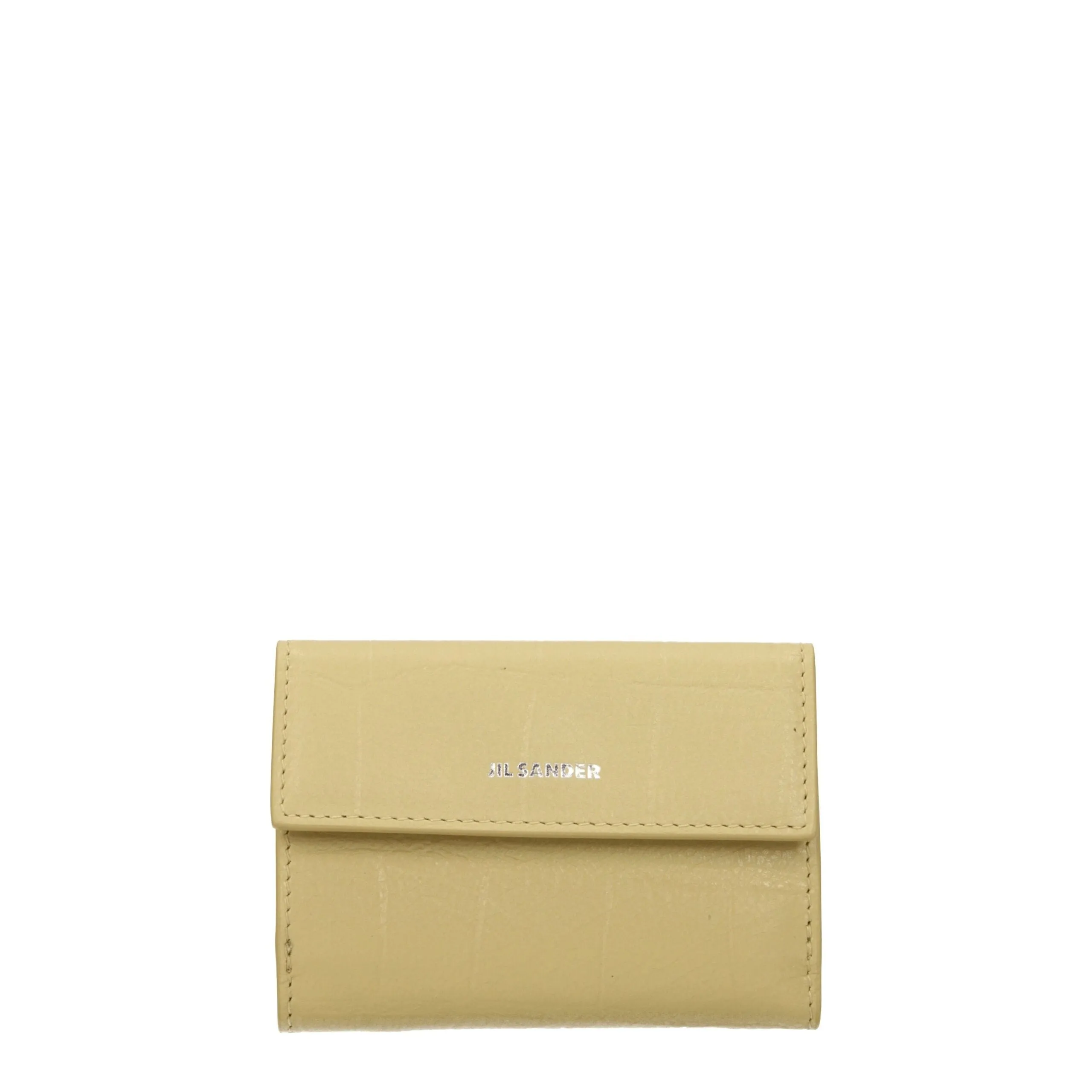 Jil Sander Yellow Leather Wallet sold by Siebentaschen