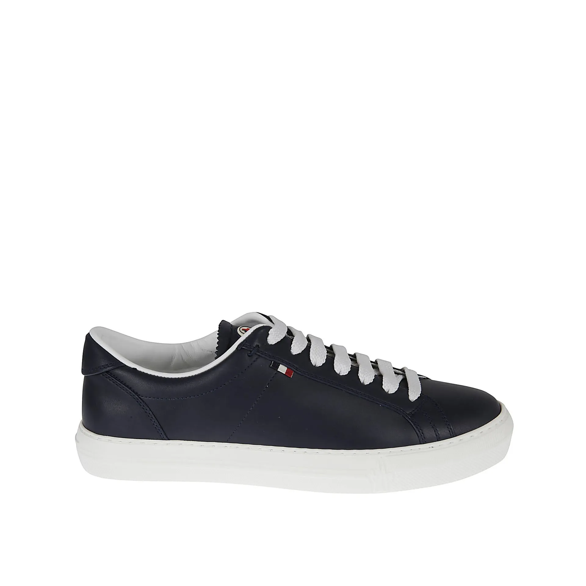 Moncler Monaco Leather Sneakers sold by Siebentaschen