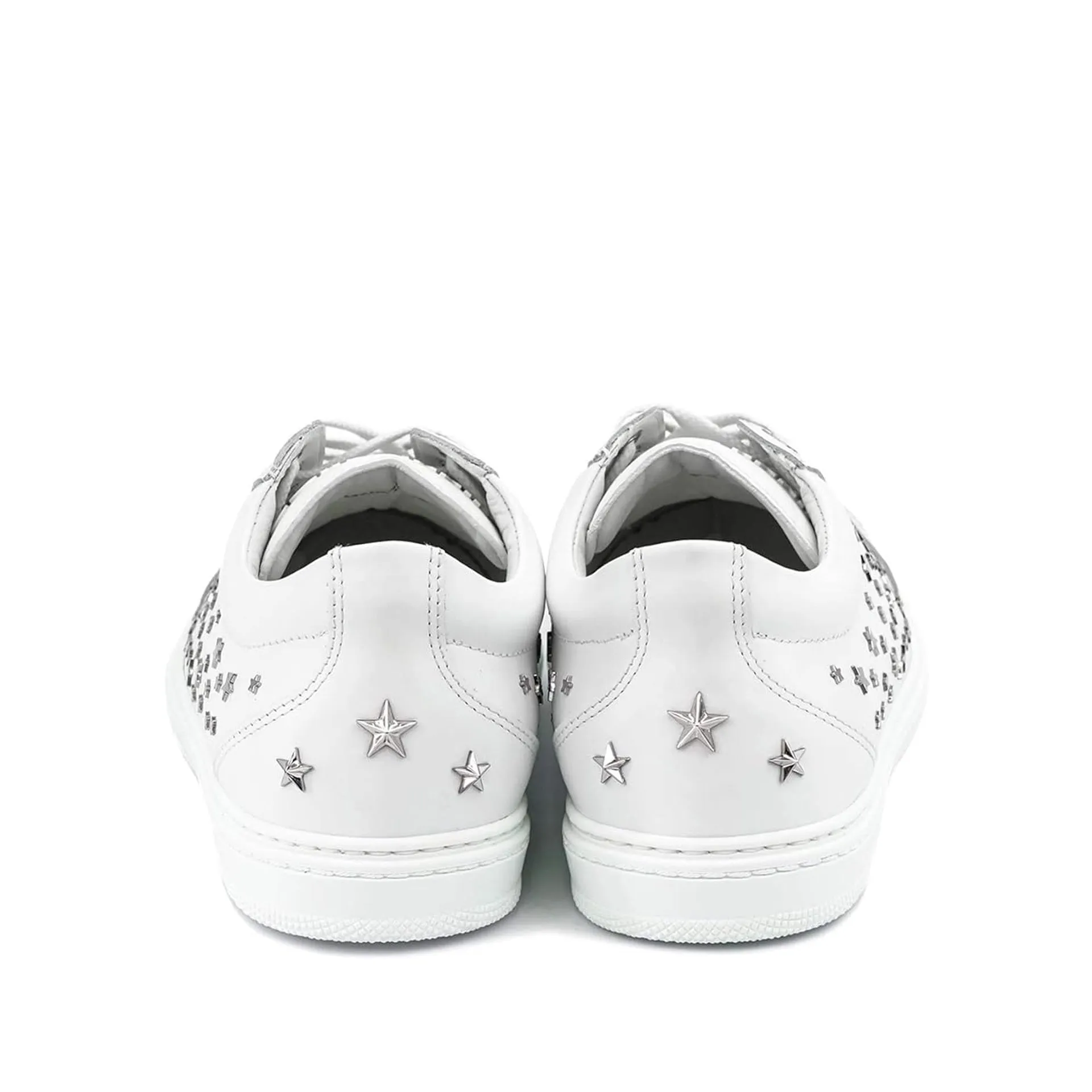 Jimmy Choo Cash Star Leather Sneakers sold by Siebentaschen product image thumbnail 3
