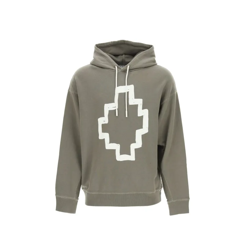 Marcelo Burlon Oversize Hooded Sweatshirt sold by Siebentaschen