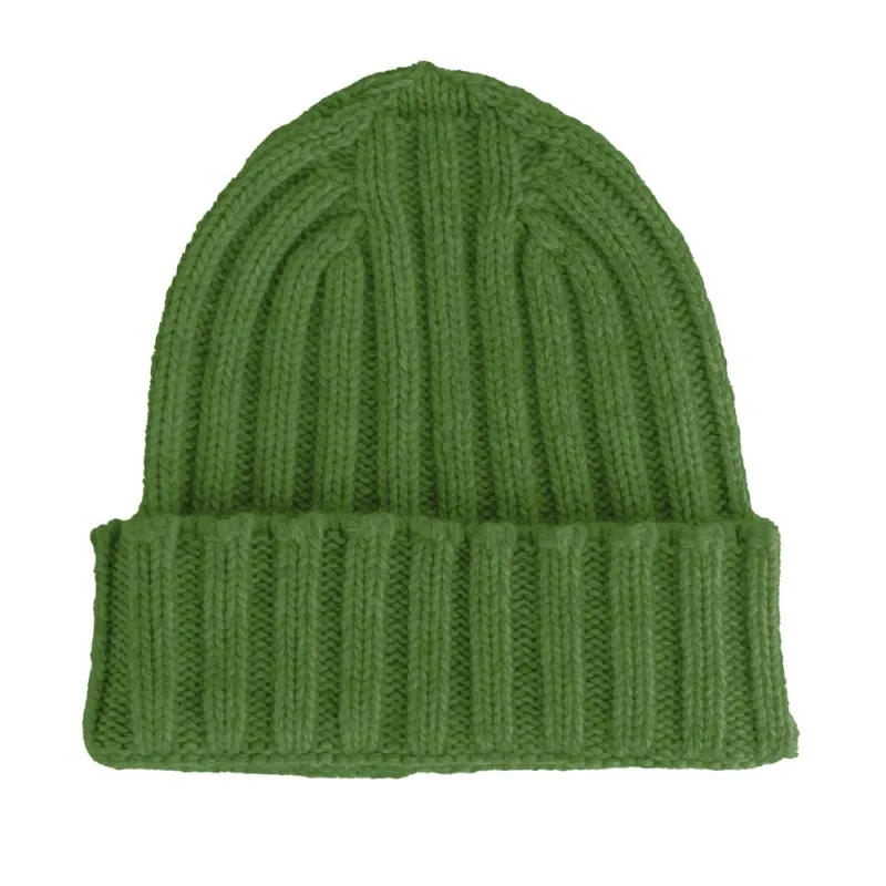 Made in Italy Green Cashmere Hat sold by Siebentaschen