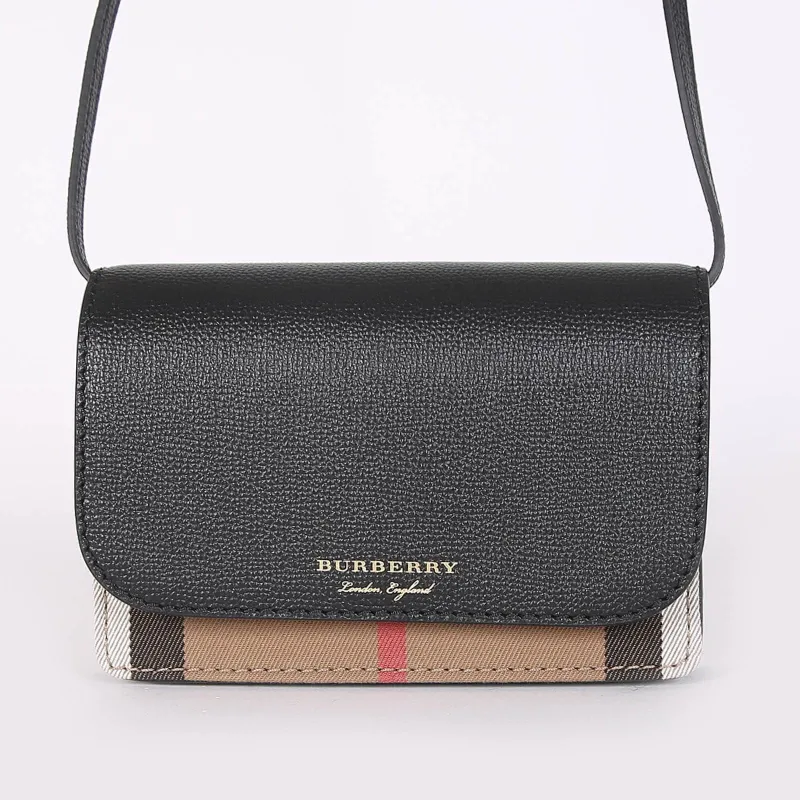 Burberry Hampshire Crossbody Bag Black sold by Siebentaschen