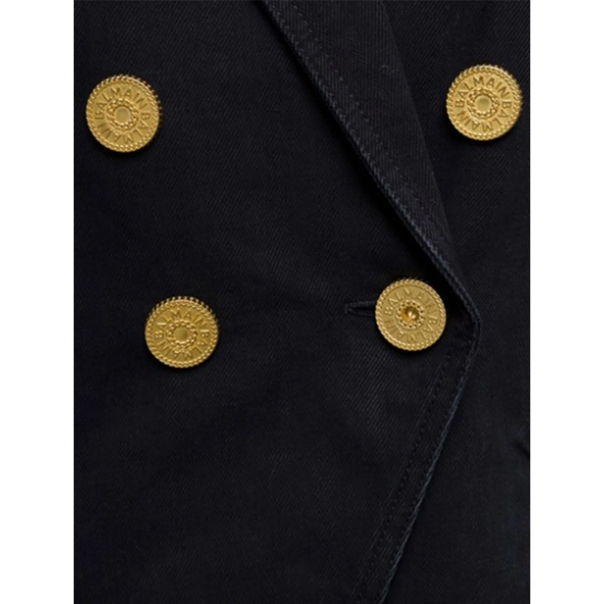 Balmain Double-Breasted Denim Blazer sold by Siebentaschen product image thumbnail 3