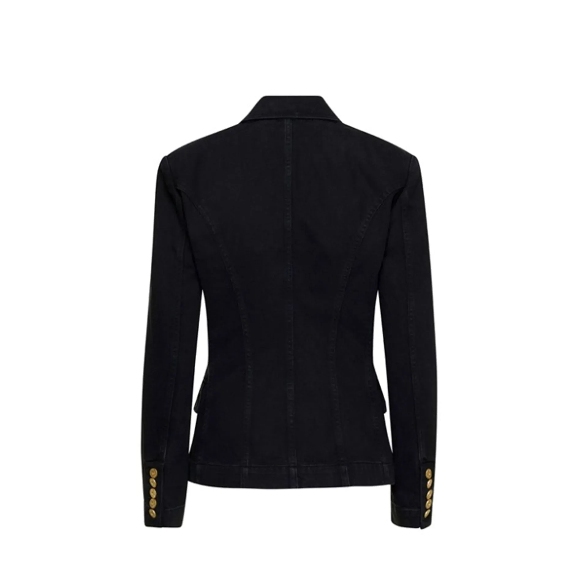 Balmain Double-Breasted Denim Blazer sold by Siebentaschen product image thumbnail 2