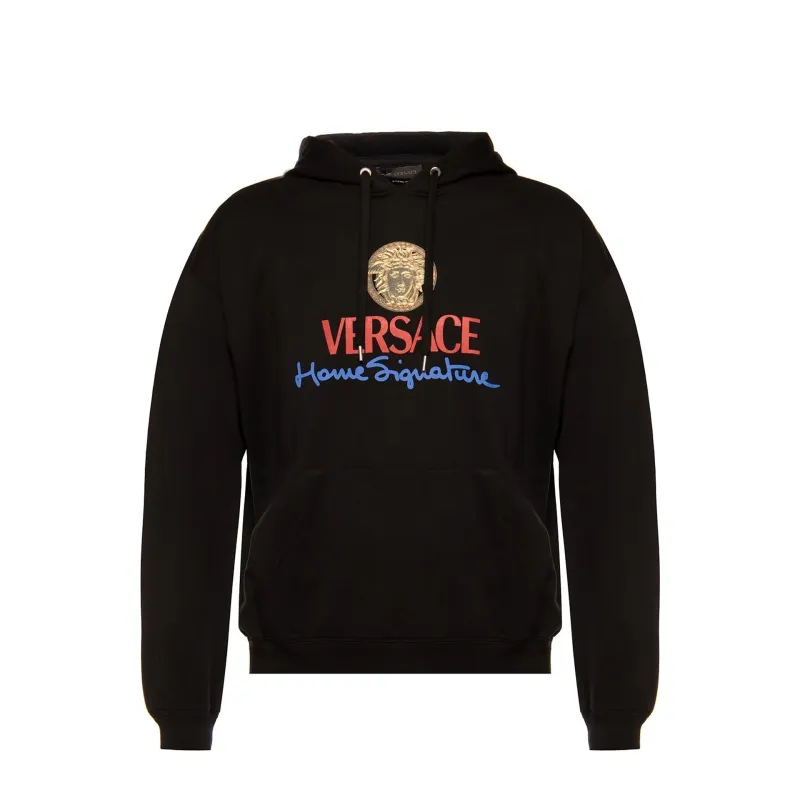 Versace Logo Hooded Sweatshirt sold by Siebentaschen