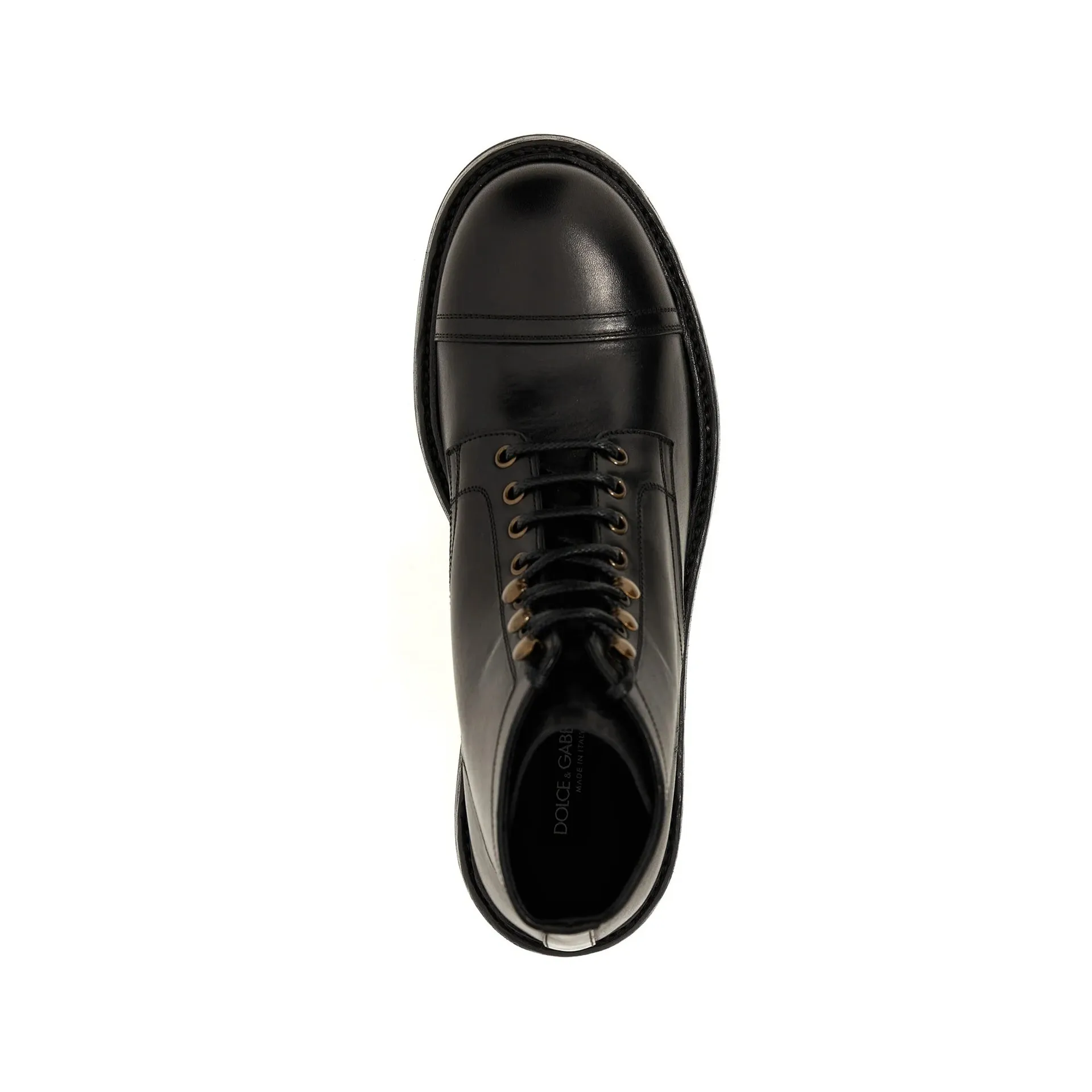 Dolce & Gabbana Lace-Up Leather Boots sold by Siebentaschen product image thumbnail 4