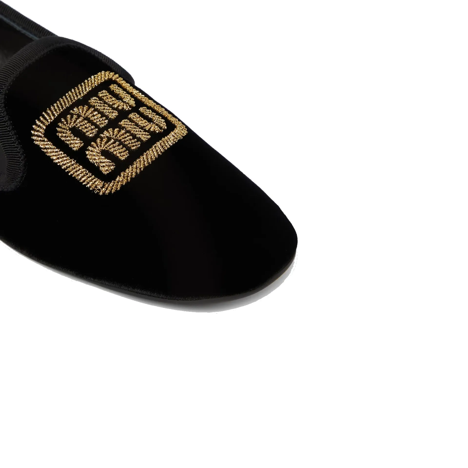 Miu Miu Logo Velvet Flats sold by Siebentaschen product image thumbnail 4