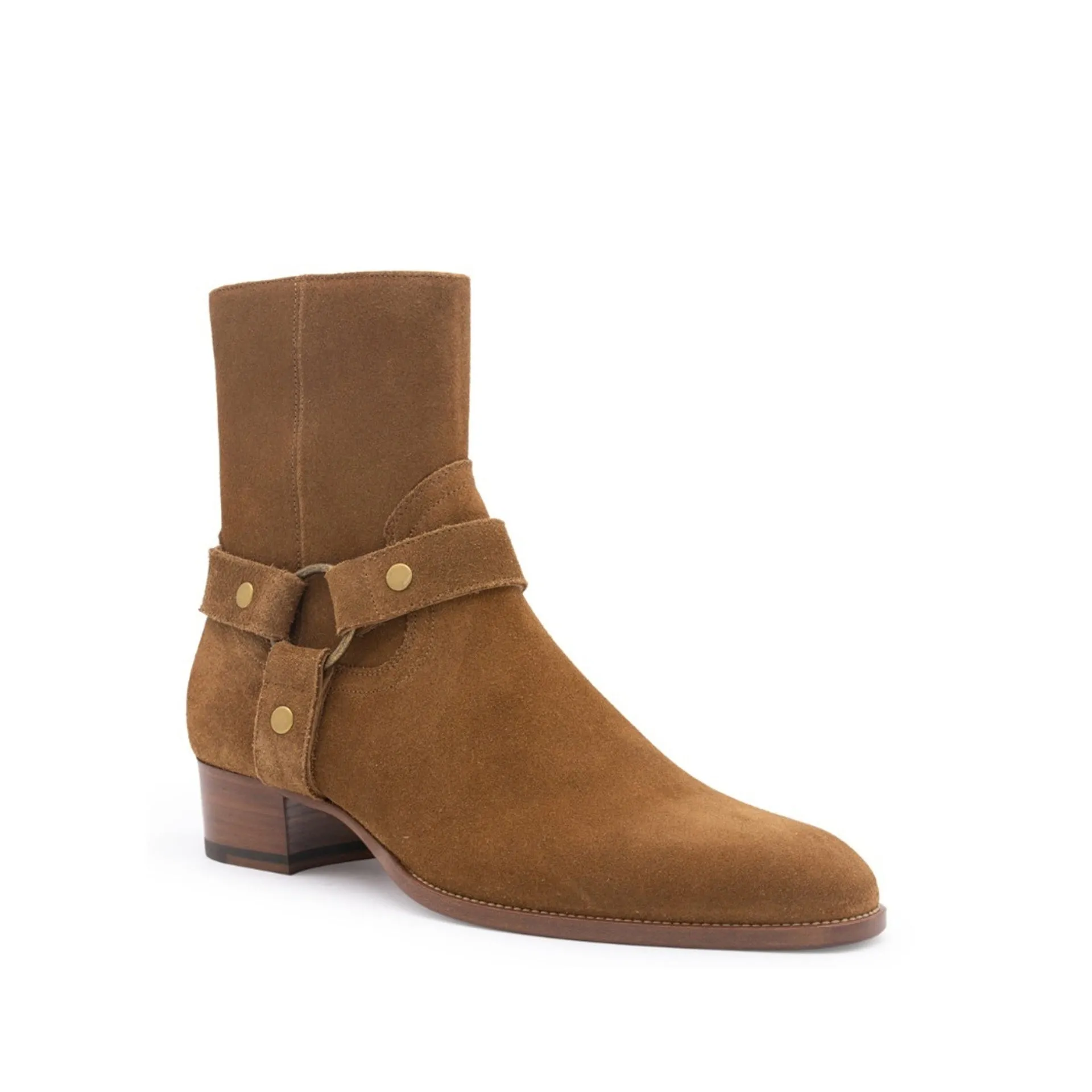 Saint Laurent Wyatt Harness Ankle Boots sold by Siebentaschen product image thumbnail 2