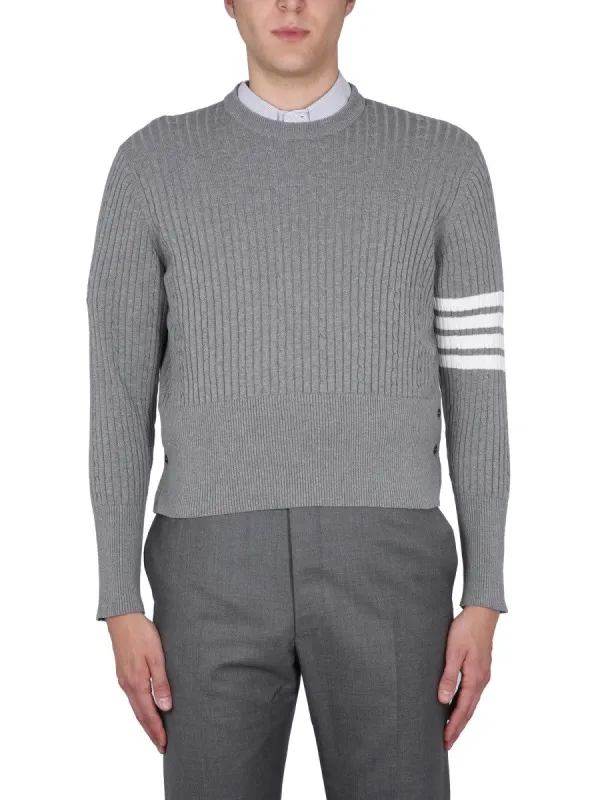 THOM BROWNE 4BAR STRIPE JERSEY sold by Siebentaschen