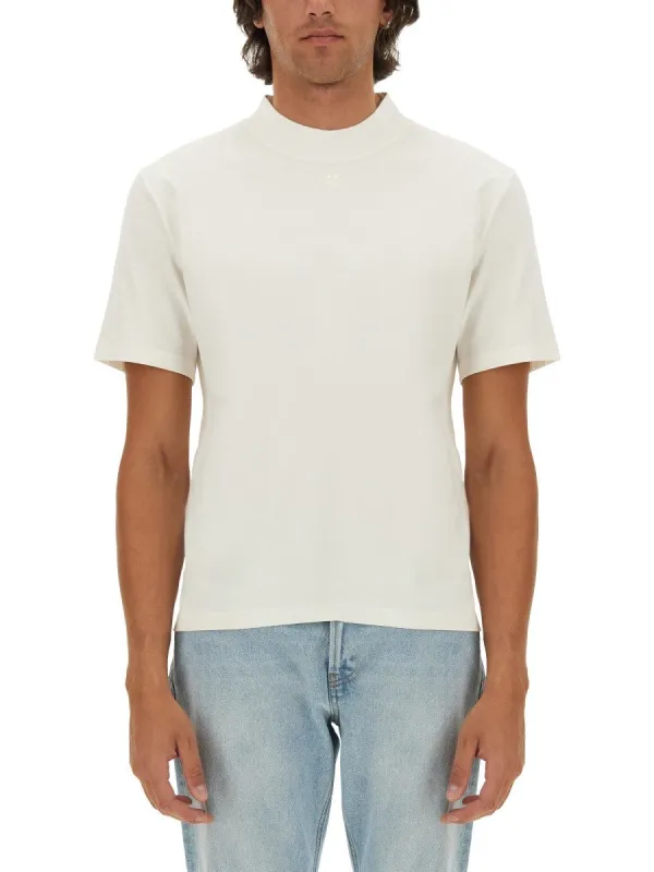 COURREGES T-SHIRT WITH LOGO sold by Siebentaschen