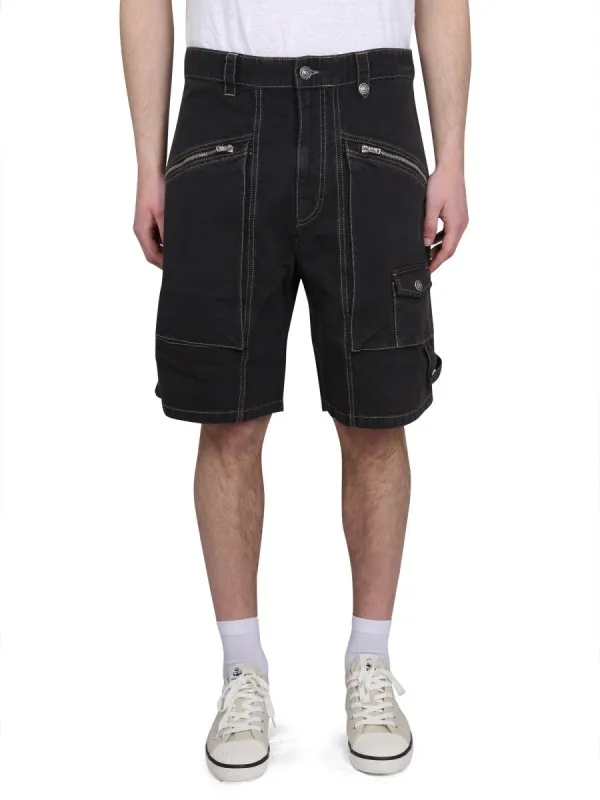 MARANT PEIO DENIM BERMUDA SHORTS sold by Siebentaschen
